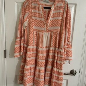 Anthropologie tiered dress